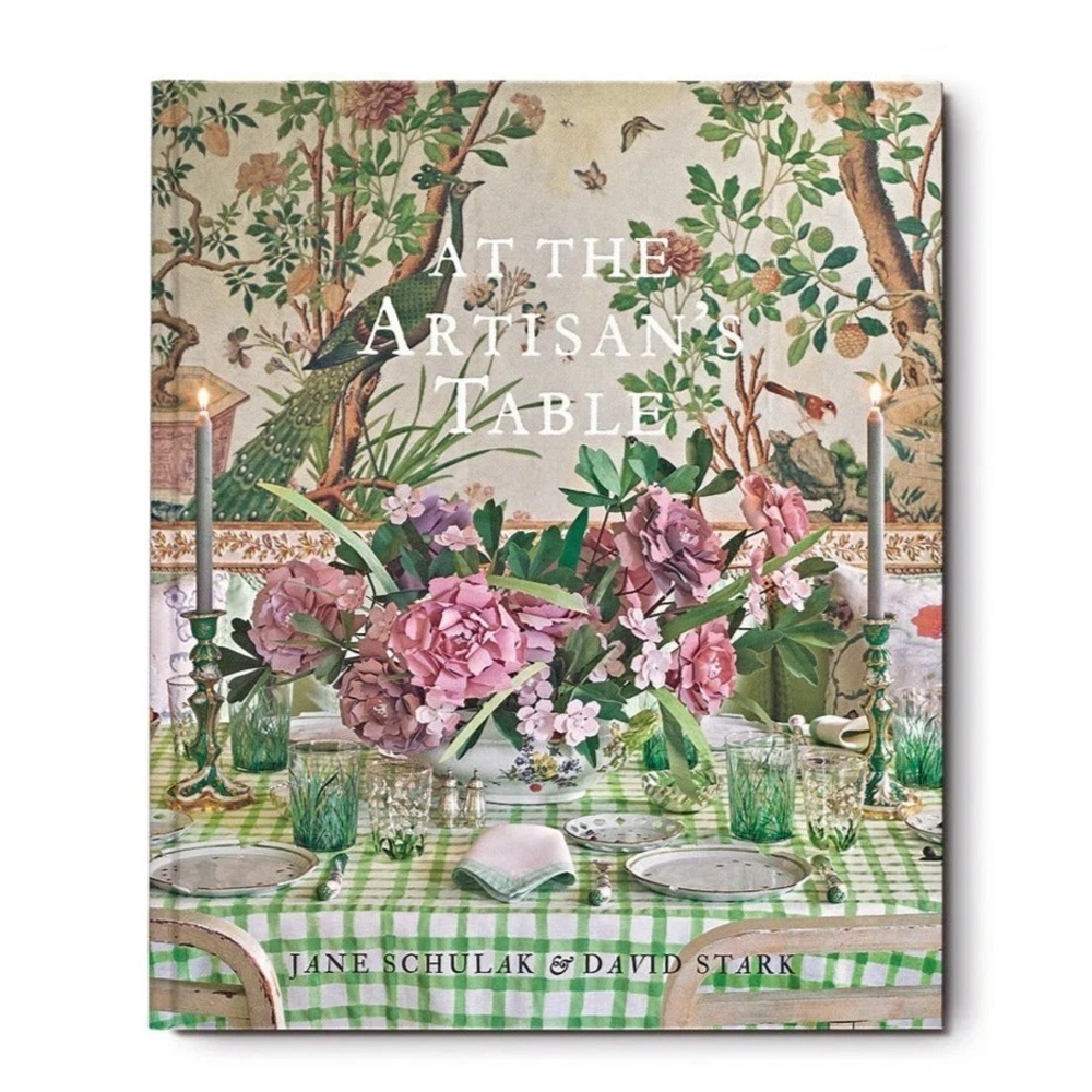 Coffee Table book floral At the Artisan's Table Jane Schulak home decor design